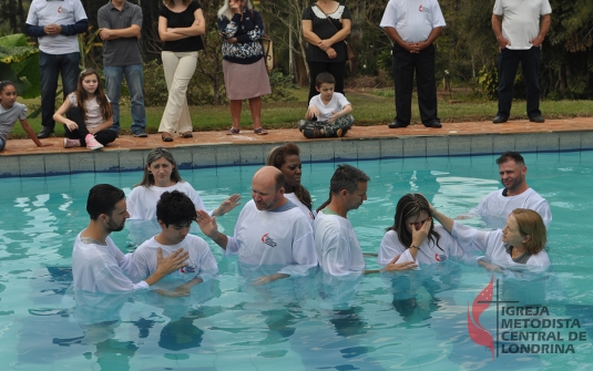 Foto Batismo Julho 2018