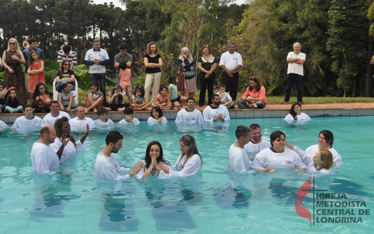 Foto Batismo Julho 2018
