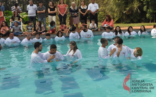Foto Batismo Julho 2018