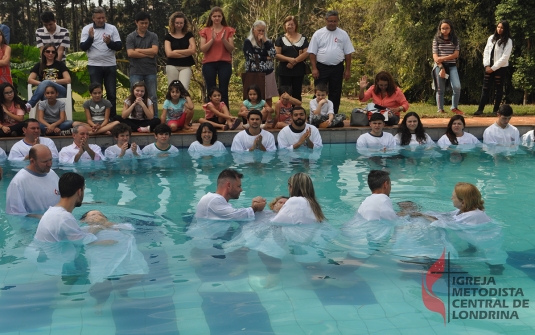 Foto Batismo Julho 2018