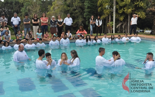 Foto Batismo Julho 2018