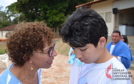 Foto Batismo Julho 2018