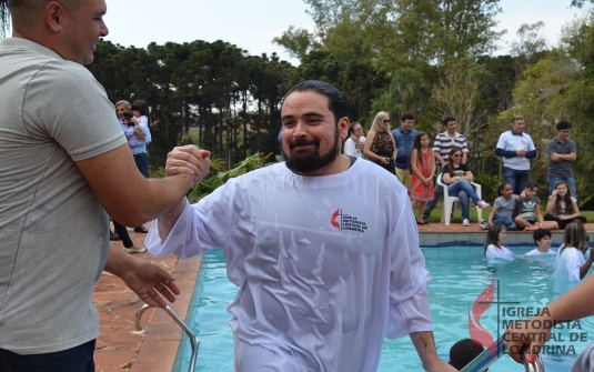 Foto Batismo Julho 2018