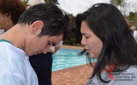Foto Batismo Julho 2018