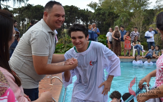 Foto Batismo Julho 2018
