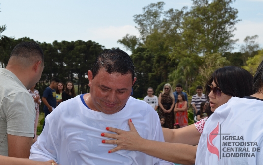 Foto Batismo Julho 2018