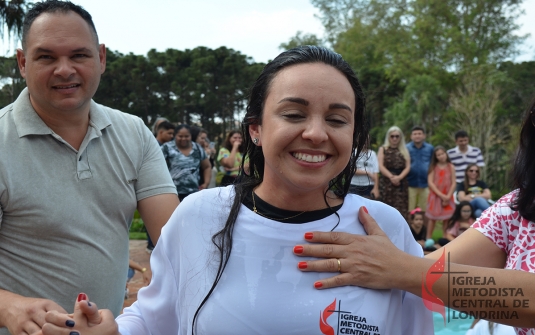 Foto Batismo Julho 2018
