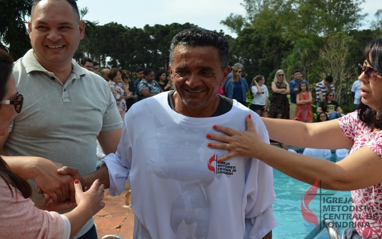 Foto Batismo Julho 2018