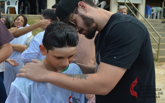 Foto Batismo Julho 2018