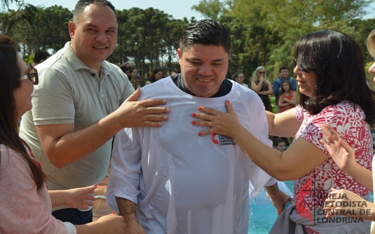 Foto Batismo Julho 2018