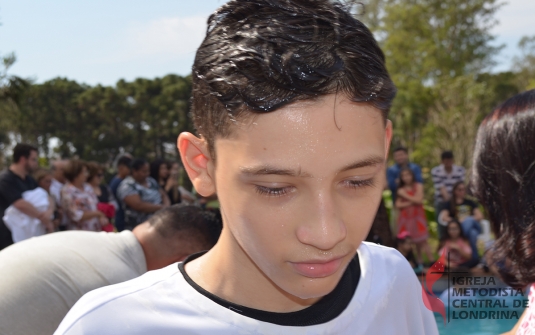 Foto Batismo Julho 2018