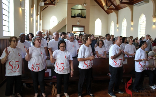 Foto Culto de Comemoração de 85 anos