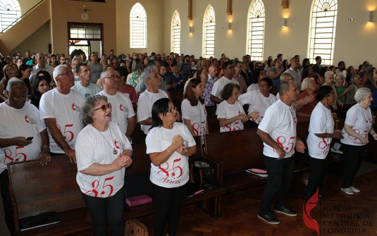 Foto Culto de Comemoração de 85 anos