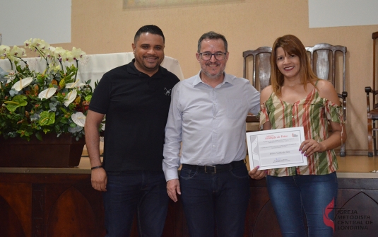 Foto Batismo Dezembro 2018 - Entrega Certificados