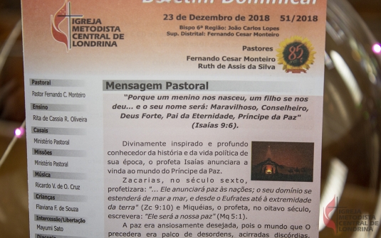 Foto CULTO DE NATAL