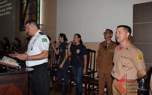 Foto Culto Especial do Grupo Integrado das Forças de Segurança