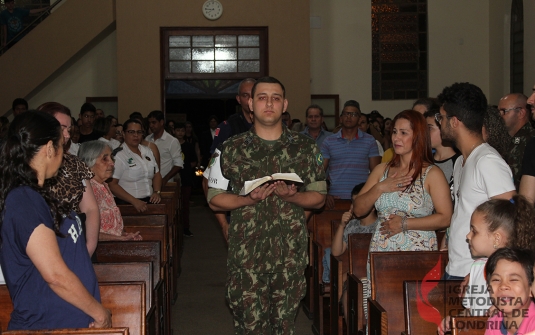 Foto Culto Especial do Grupo Integrado das Forças de Segurança