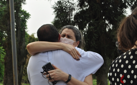 Foto Batismo Ponto Missionário Londrina Leste