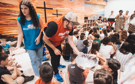 Foto Culto ceia das crianças