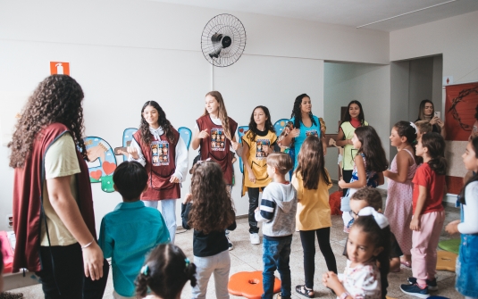 Foto Culto da Pascoa das crianças