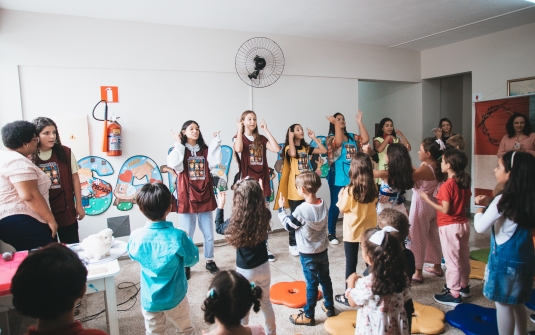 Foto Culto da Pascoa das crianças