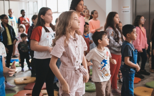 Foto Culto da Pascoa das crianças