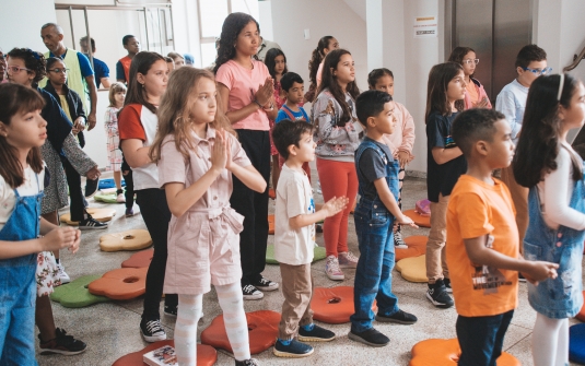 Foto Culto da Pascoa das crianças