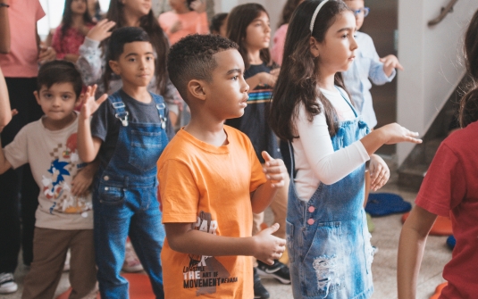 Foto Culto da Pascoa das crianças