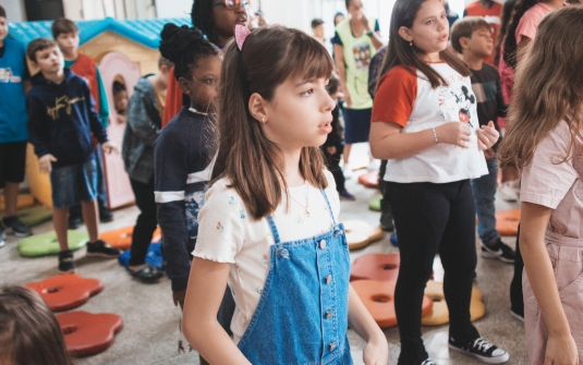 Foto Culto da Pascoa das crianças