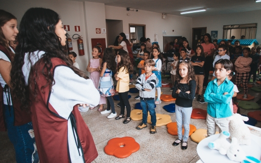 Foto Culto da Pascoa das crianças