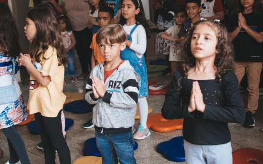 Foto Culto da Pascoa das crianças