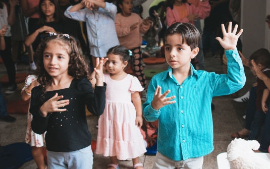 Foto Culto da Pascoa das crianças