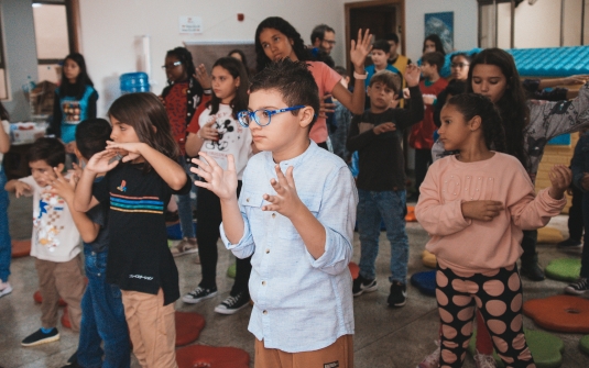 Foto Culto da Pascoa das crianças