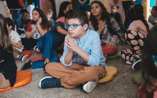 Foto Culto da Pascoa das crianças