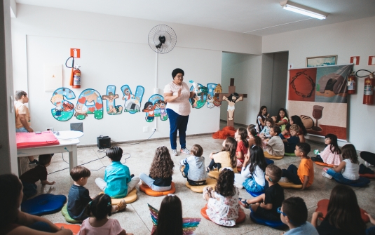 Foto Culto da Pascoa das crianças