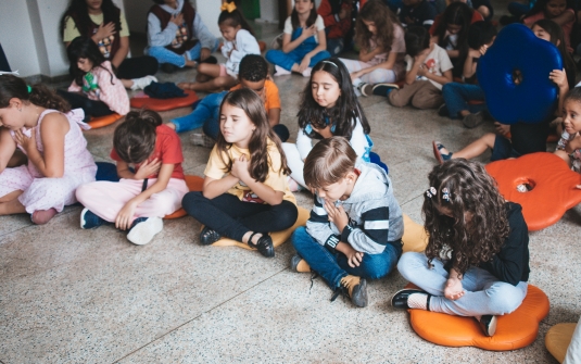 Foto Culto da Pascoa das crianças