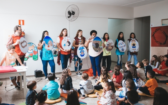 Foto Culto da Pascoa das crianças