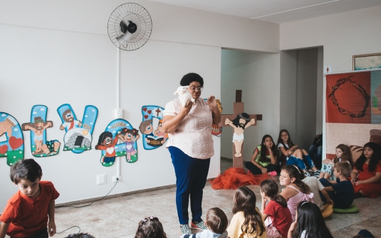 Foto Culto da Pascoa das crianças