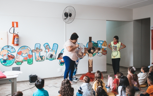 Foto Culto da Pascoa das crianças