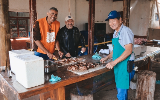Foto Churrasco Missionário