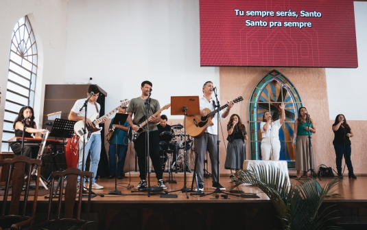 Foto Culto de Páscoa