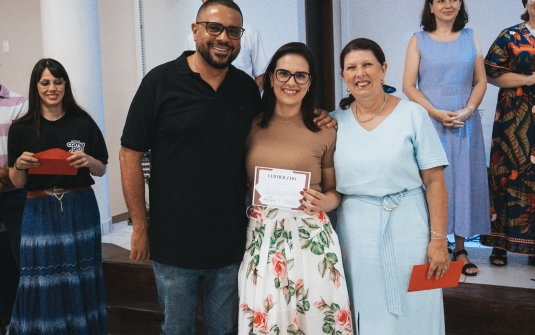 Foto Formatura CDV, Carater cristão, fundamentos da Fé e Diplomação do batismo 2025