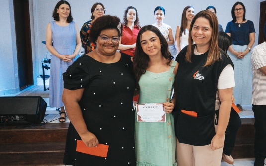 Foto Formatura CDV, Carater cristão, fundamentos da Fé e Diplomação do batismo 2025