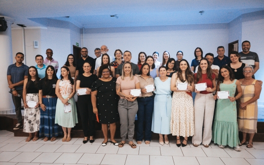 Foto Formatura CDV, Carater cristão, fundamentos da Fé e Diplomação do batismo 2025