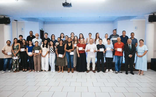 Foto Formatura CDV, Carater cristão, fundamentos da Fé e Diplomação do batismo 2025